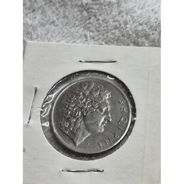 1930 Albania 1 Lek Coin – Alexander the Great / Mounted Warrior