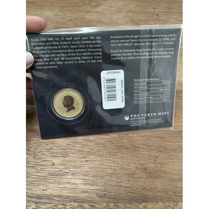 2026 Anzac day coin