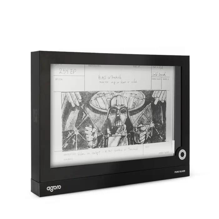 Star Wars Darth Vader Storyboard 1oz Pure Silver Art Bar