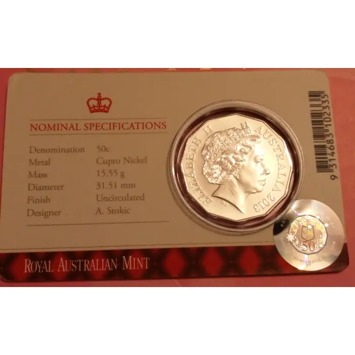50c 60th Anniversary of Coronation 