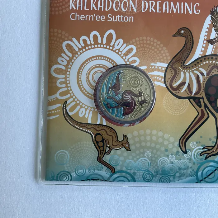 2024 PNC $1 Coloured UNC Coin "Kalkadoon Dreaming" 