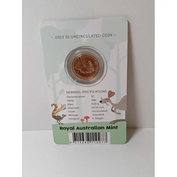 2023 $2 Tooth Fairy UNC coin in card
