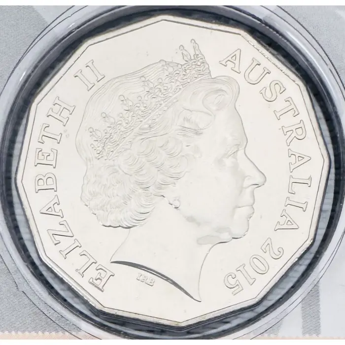 2015 El Alamein 50c Uncirculated Coin — Australia at War