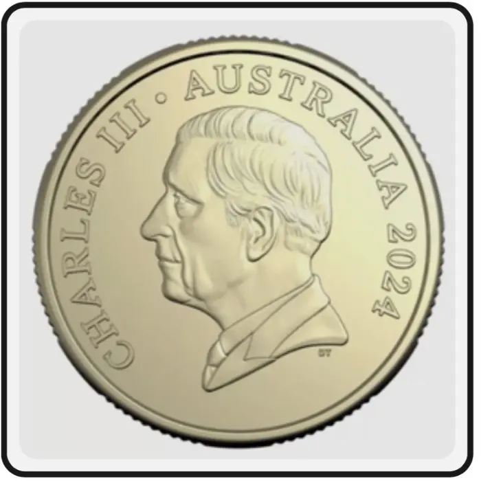 CUD-2024 Australian $1 King Charles III "Mob of Roos"