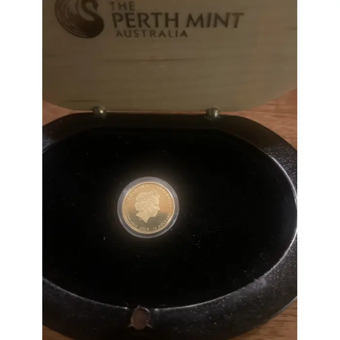 Perth Mint Australia, Lunar series 2, Year of The Monkey 1/10 oz gold coin