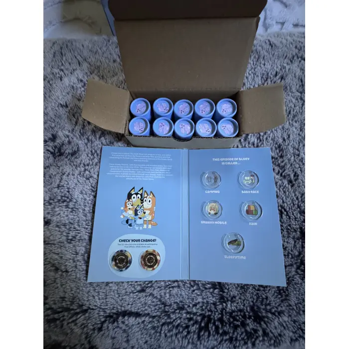 2026 Bluey $2 uncirculated 7 coin set x 10 sets - buy individual or all 10 sets 