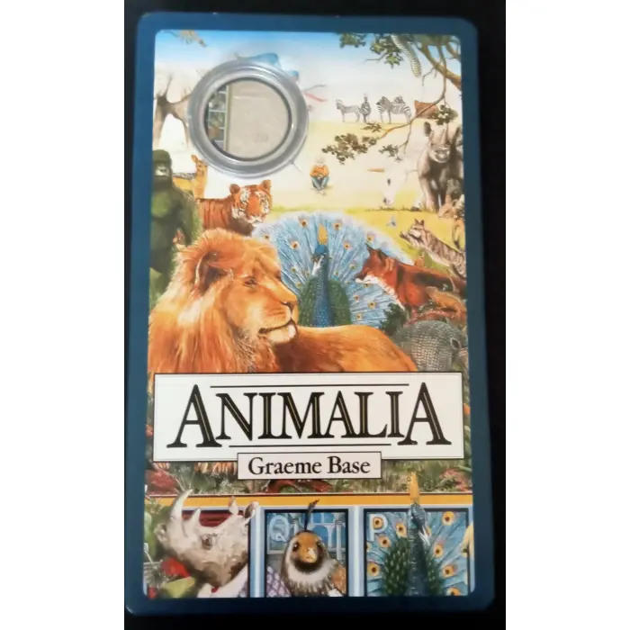 Animalia 2021 20c Coloured Uncirculated coin in card RAM