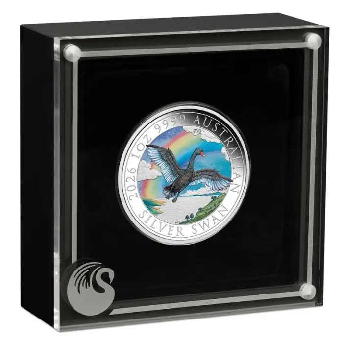 2026 Money Expo ANDA Special Australian Swan 1oz Silver Coloured Proof Coin P10