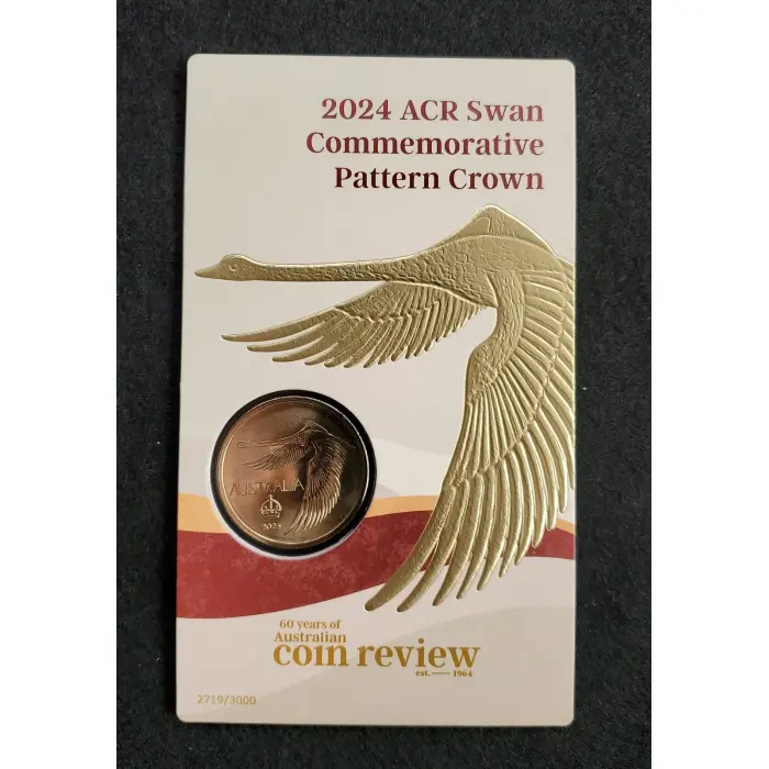 2024 ACR Swan Commemorative Pattern Crown — 60 Years of Australian Coin Review