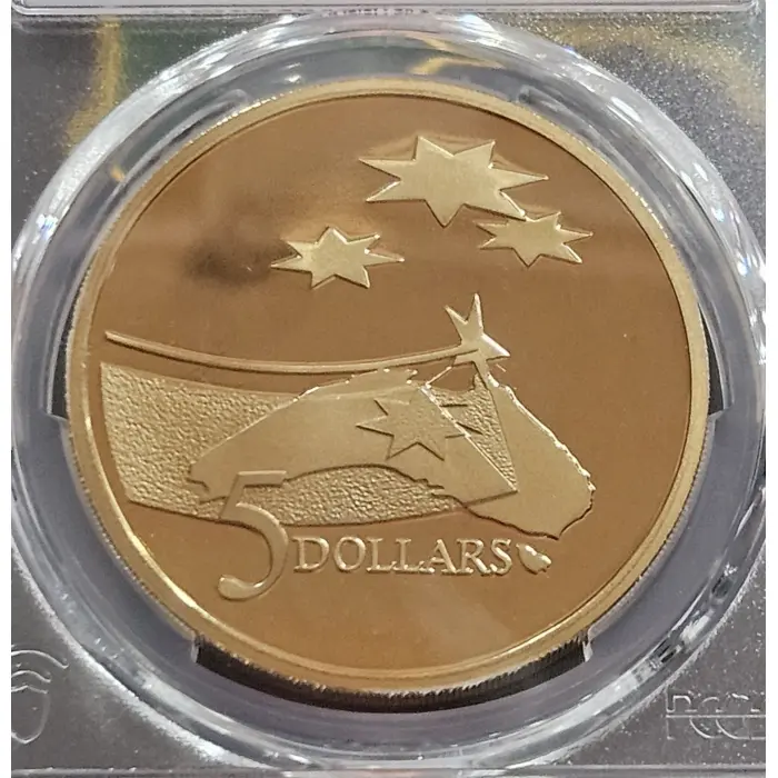 1992 INTERNATIONAL YEAR OF SPACE – PCGS GRADED PR69DCAM $5 SILVER PROOF