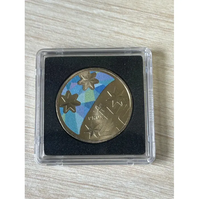 2022 Australia $1 CRUX Southern Cross Coloured Coin RAM UNC From Tube