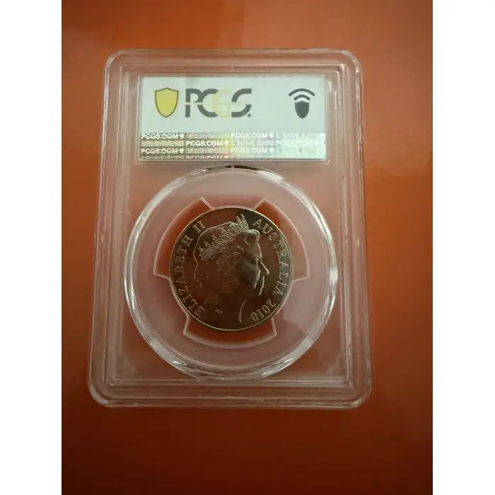 2010 Australia Remembers – Lost Soldiers of Fromelles 20c PCGS MS68