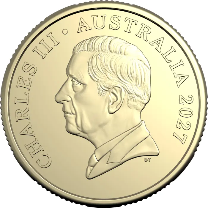 2027 $1 Bluey Cricket Uncirculated Coin