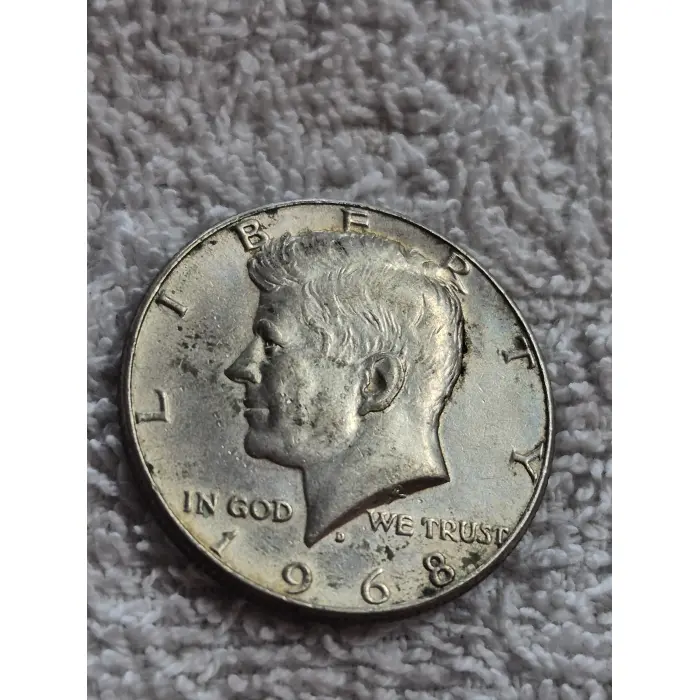 1968-D Kennedy Half Dollar – Silver US Coin