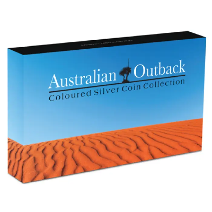 2013 Australian Outback Coloured Silver Coin Collection — Perth Mint 3-Coin Set
