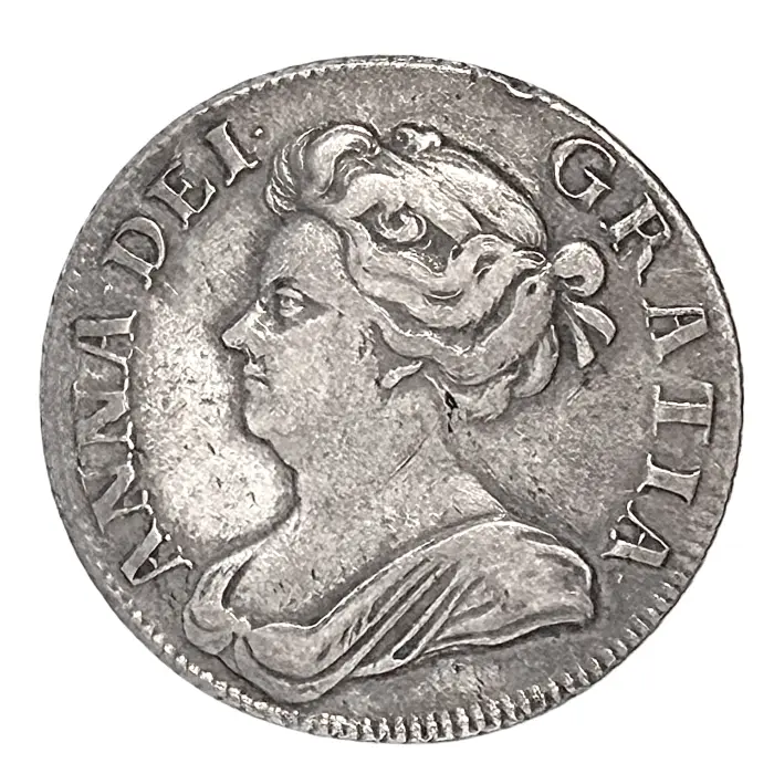 ENGLISH 1709 Queen Anne Shilling (S3610) gVF