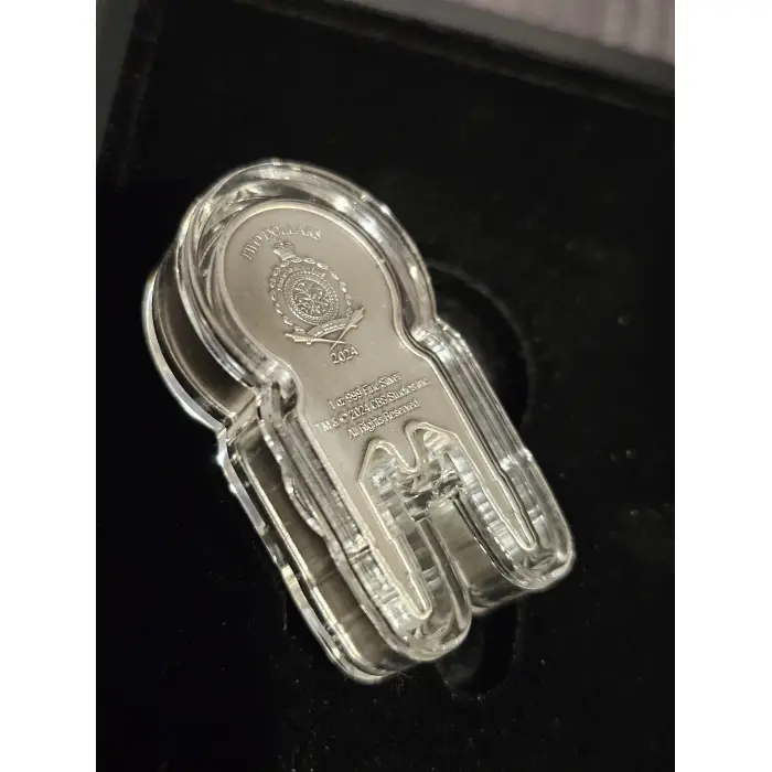 ENTERPRISE NCC 1701 Star Trek 1 Oz Moneta Argento 2$ Niue 2024