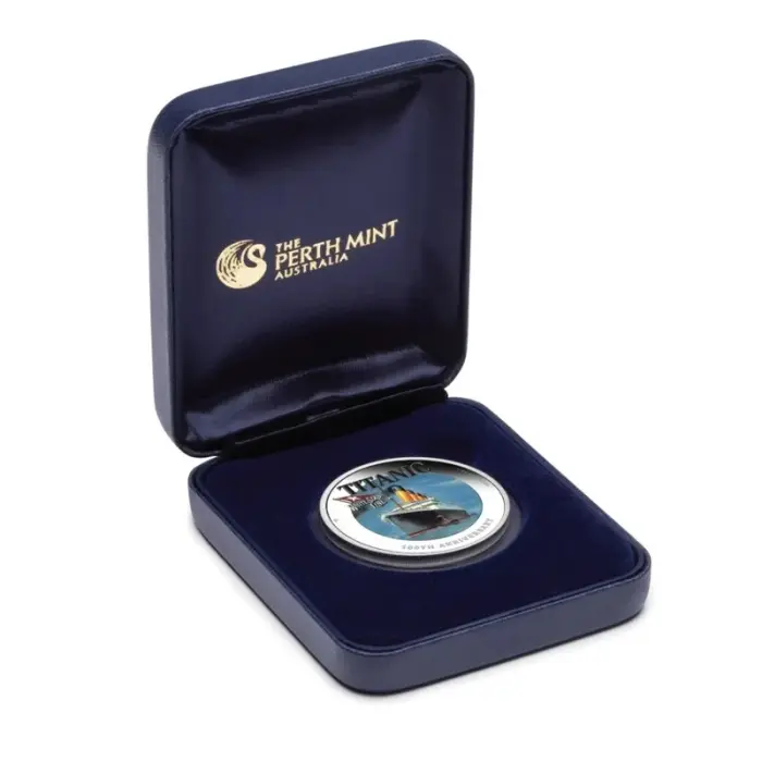 2012 RMS Titanic 100th Anniversary 1oz Silver Coloured Coin