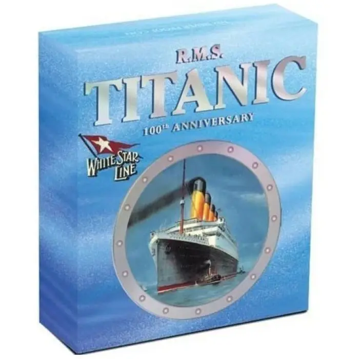 2012 RMS Titanic 100th Anniversary 1oz Silver Coloured Coin