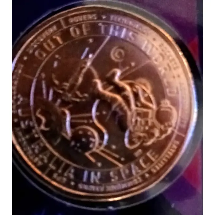 Out Of This World $1 C counter stamp 