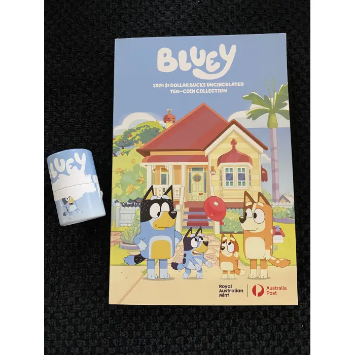 Bluey 2024 $1 Dollarbucks Uncirculated 10-Coin Collection