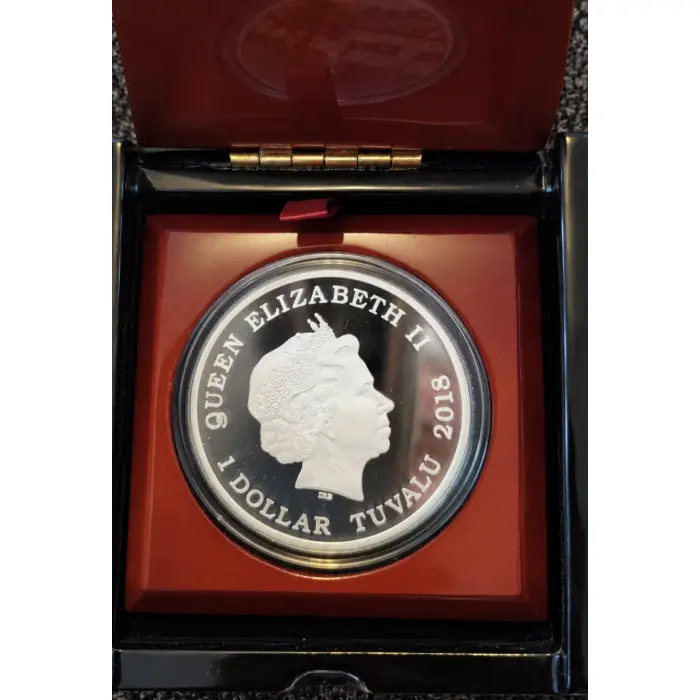 2018 Deadly And Dangerous Australian Dingo 1oz 99.99 Silver Proof Coin