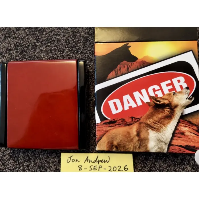 2018 Deadly And Dangerous Australian Dingo 1oz 99.99 Silver Proof Coin