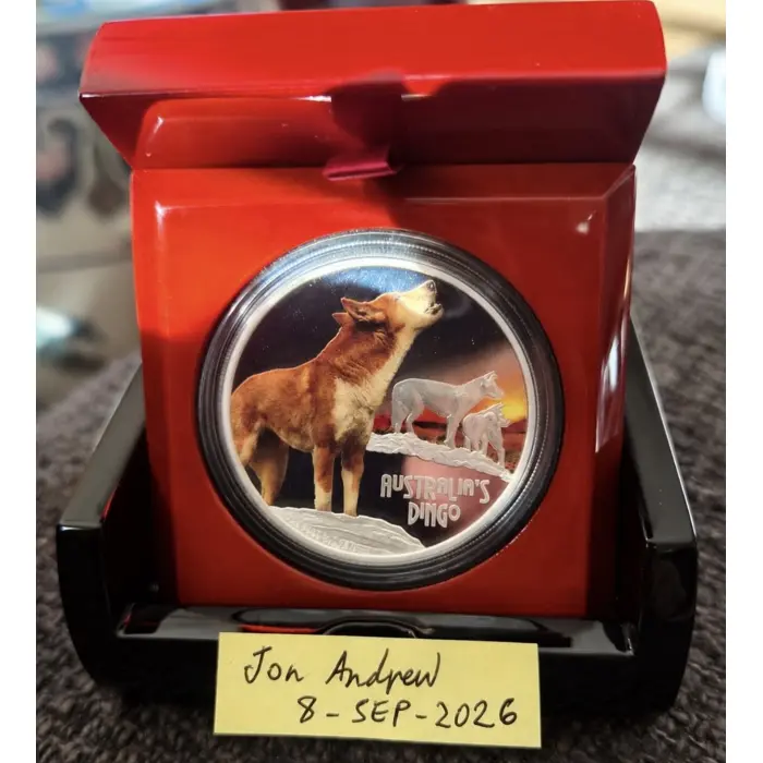 2018 Deadly And Dangerous Australian Dingo 1oz 99.99 Silver Proof Coin