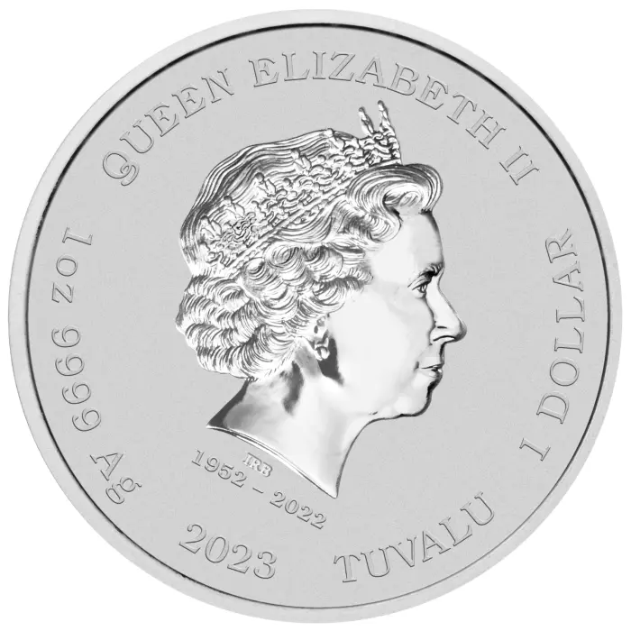 2023 James Bond 'Casino Royale' Casino Chip 1oz Silver Coin