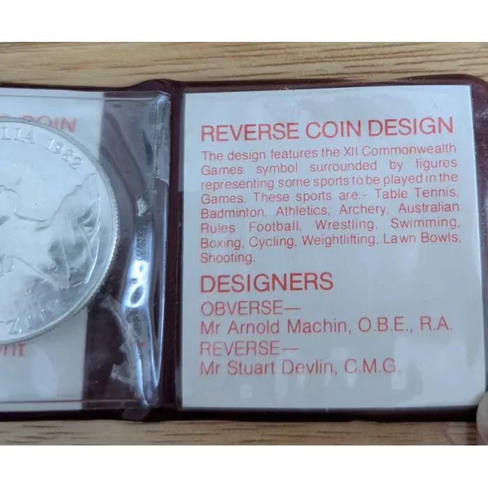 RAM $10 Silver XII Com Games 1982 