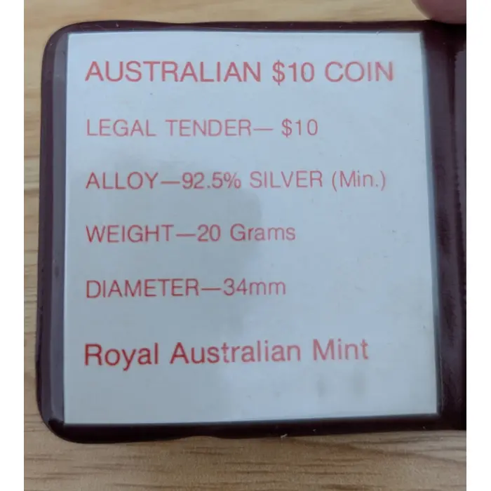 RAM $10 Silver XII Com Games 1982 