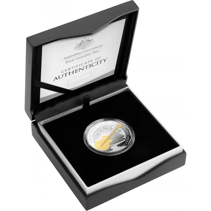 2022 Tamworth Country Music Festival 50th Anniversary $5 Silver Proof Coin
