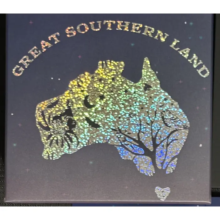 2026 GREAT SOUTHERN LAND 1oz SILVER "MATRIX OPAL" PROOF COIN with C.O.A.