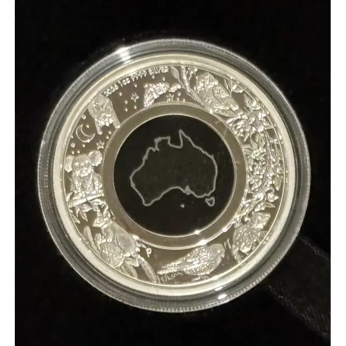 2026 GREAT SOUTHERN LAND 1oz SILVER "MATRIX OPAL" PROOF COIN with C.O.A.