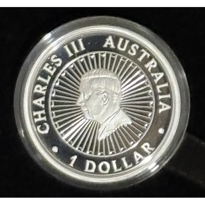 2026 GREAT SOUTHERN LAND 1oz SILVER "MATRIX OPAL" PROOF COIN with C.O.A.