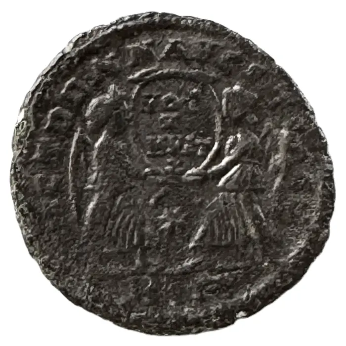 ROMAN Magentius (350-353 AD) billon heavy maiorina (S18808) VF