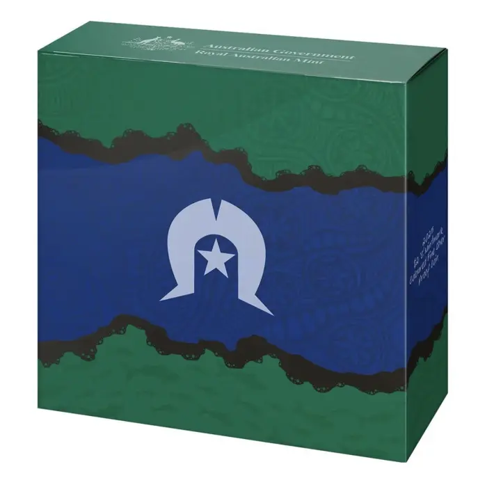  2025 $2 TORRES STRAIT ISLANDER FLAG 30TH ANNIVERSARY C MINT SILVER PROOF COIN 
