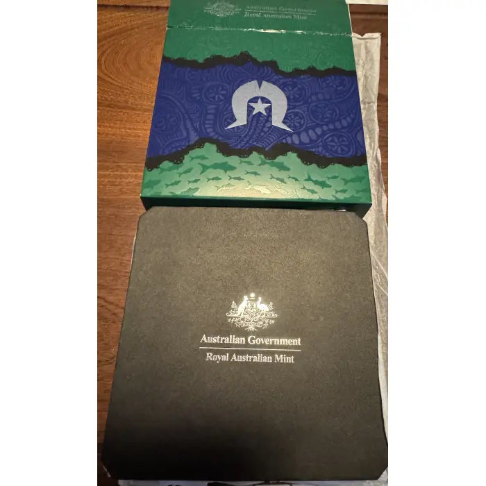  2025 $2 TORRES STRAIT ISLANDER FLAG 30TH ANNIVERSARY C MINT SILVER PROOF COIN 