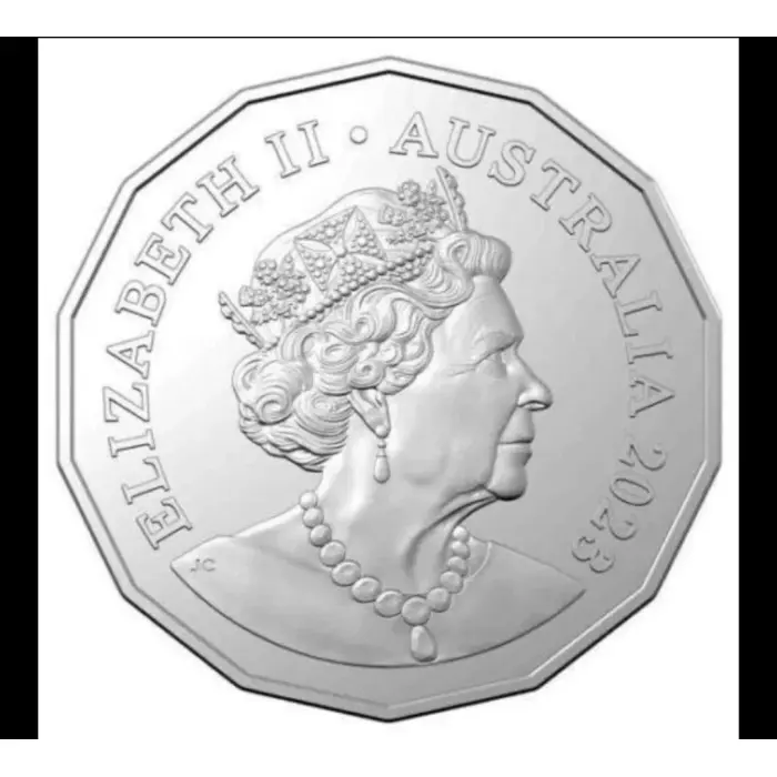 2023 Lunar Year of the Rabbit 50c Uncirculated Coin — Tetra-Decagon Series