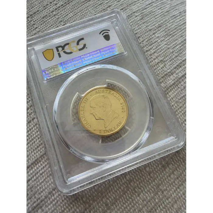 2025-C $1 60 Years of the RAM AlBr Decimal Coin PCGS MS68 (Envelope Privy)