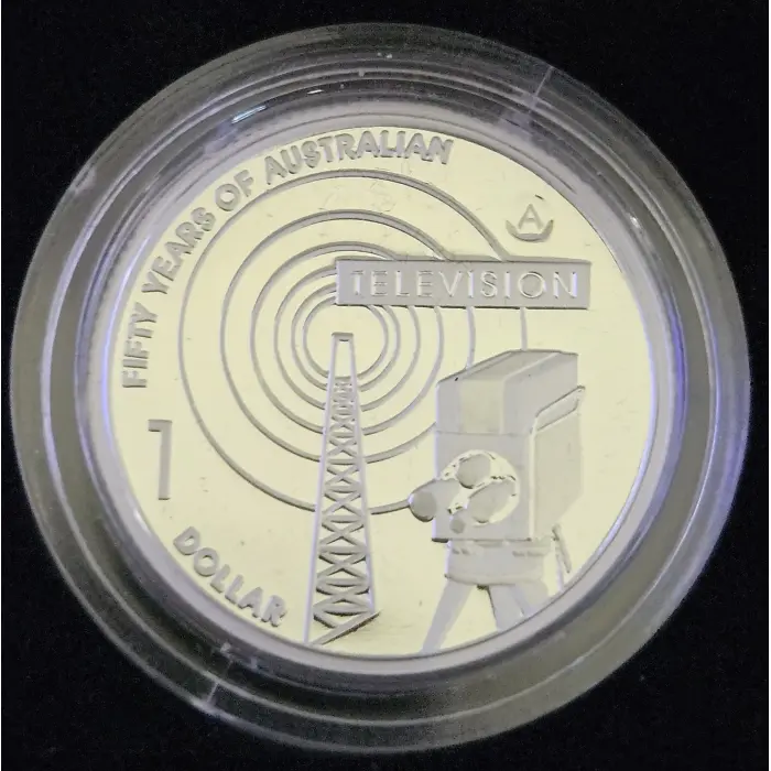 2006 $1 50 Years of Australian Television Silver Proof – ANDA A Privymark