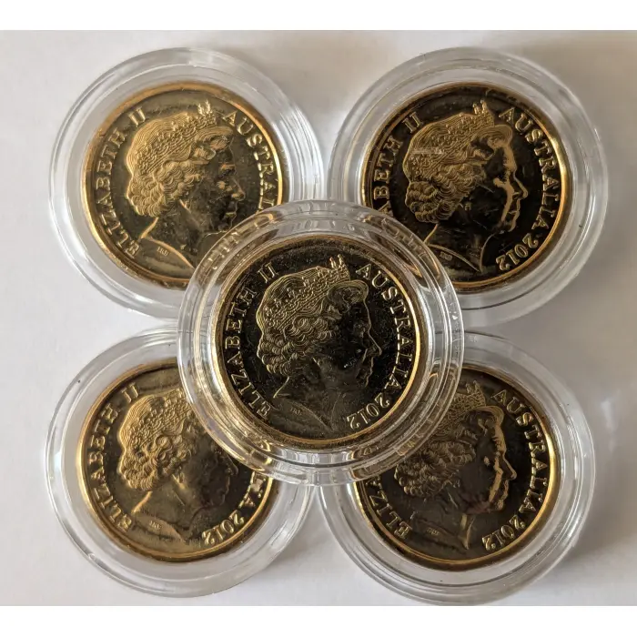 2012 $2 Remembrance 'Red Poppy'  UNC X 5 (incl. Express, Insurance & SOD)