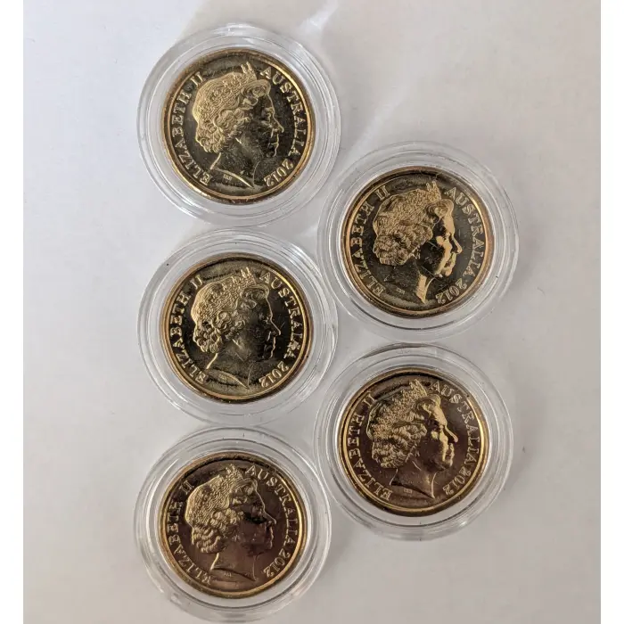 2012 $2 Remembrance 'Red Poppy'  UNC X 5 (incl. Express, Insurance & SOD)