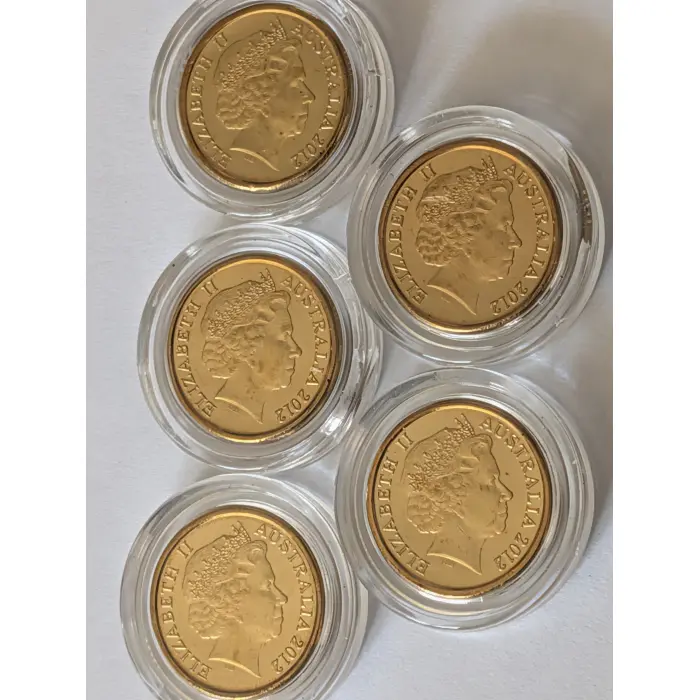 2012 $2 Remembrance 'Red Poppy'  UNC X 5 (incl. Express, Insurance & SOD)