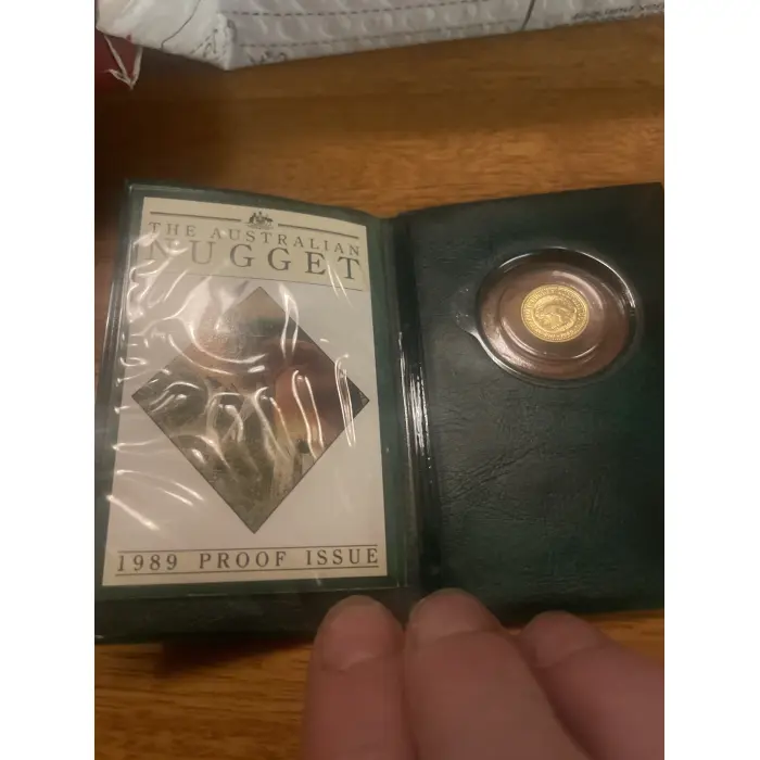 1989 Perth Mint Australian Nugget – 1/20 oz Gold Proof Coin