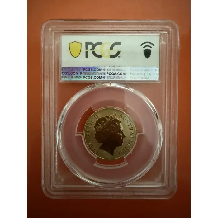 2011 Australian Flying Fox $1 – PCGS MS68 Coloured