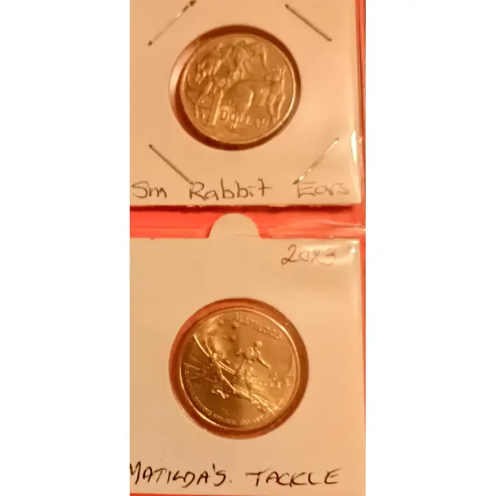 $1 Mix 4 Matilda's 2023 1 1986 AUNC Condition &  3 error coins