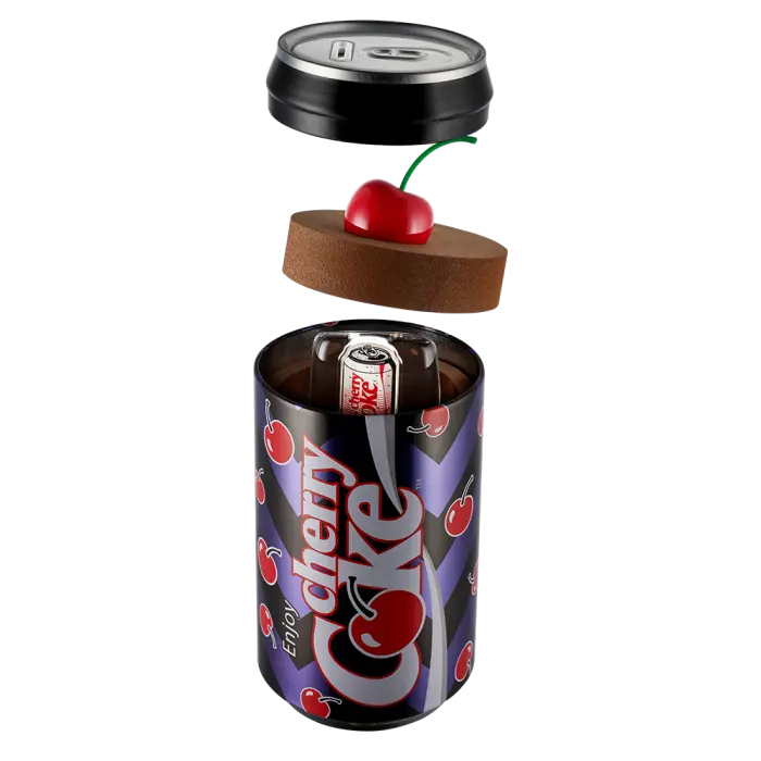 2025 PAMP Cherry Coke 40th Anniversary 1oz Fine Silver Coin in Can Packaging