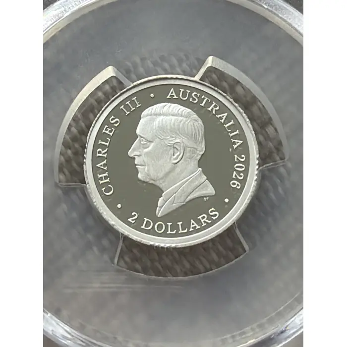2026 $2 Dawn Service ‘C’ Mintmark Silver Proof Coin PCGS Top Pop PR70DCAM