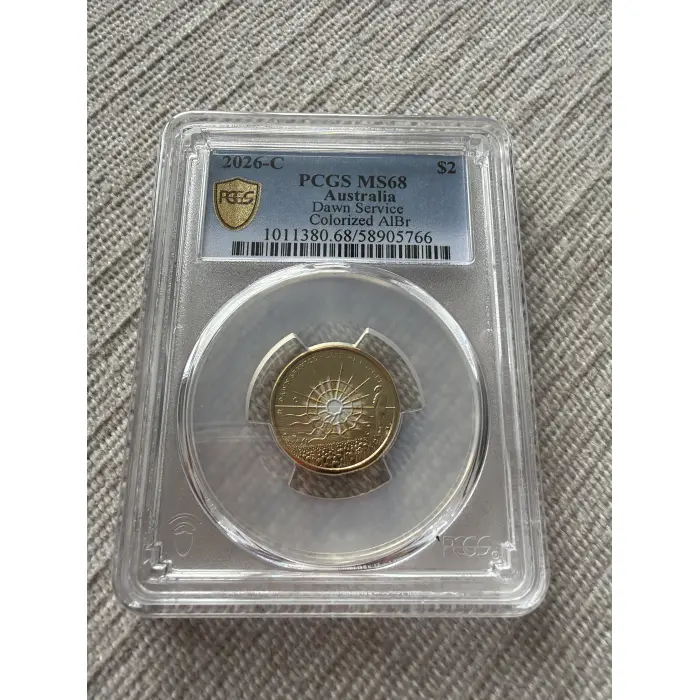 2026 C-Mint $2 Dawn Service PCGS MS68